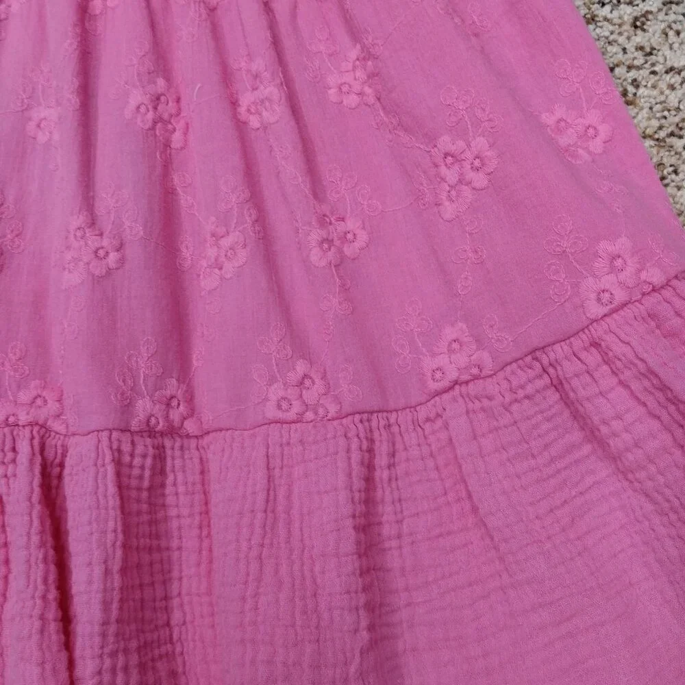 3508 Size XL Umgee Bubble Gum Pink Dress. NWT. - Picture 2 of 8